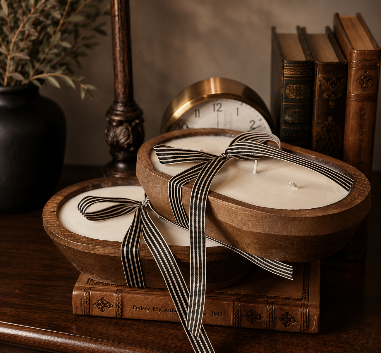 3-Wick Dough Bowl Candle