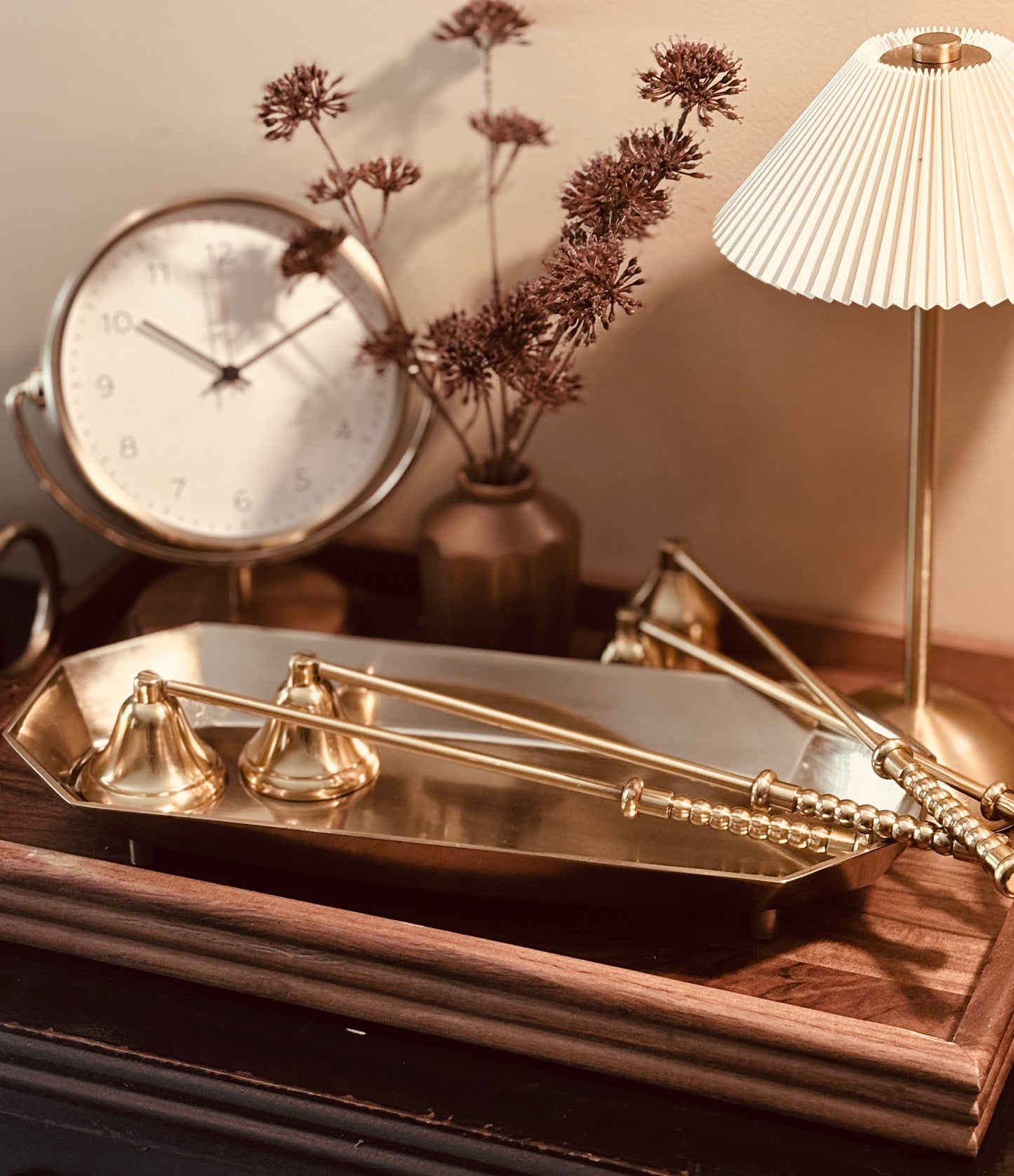 Gold Candle Snuffer