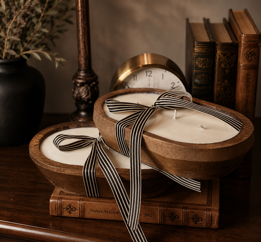 3-Wick Dough Bowl Candle