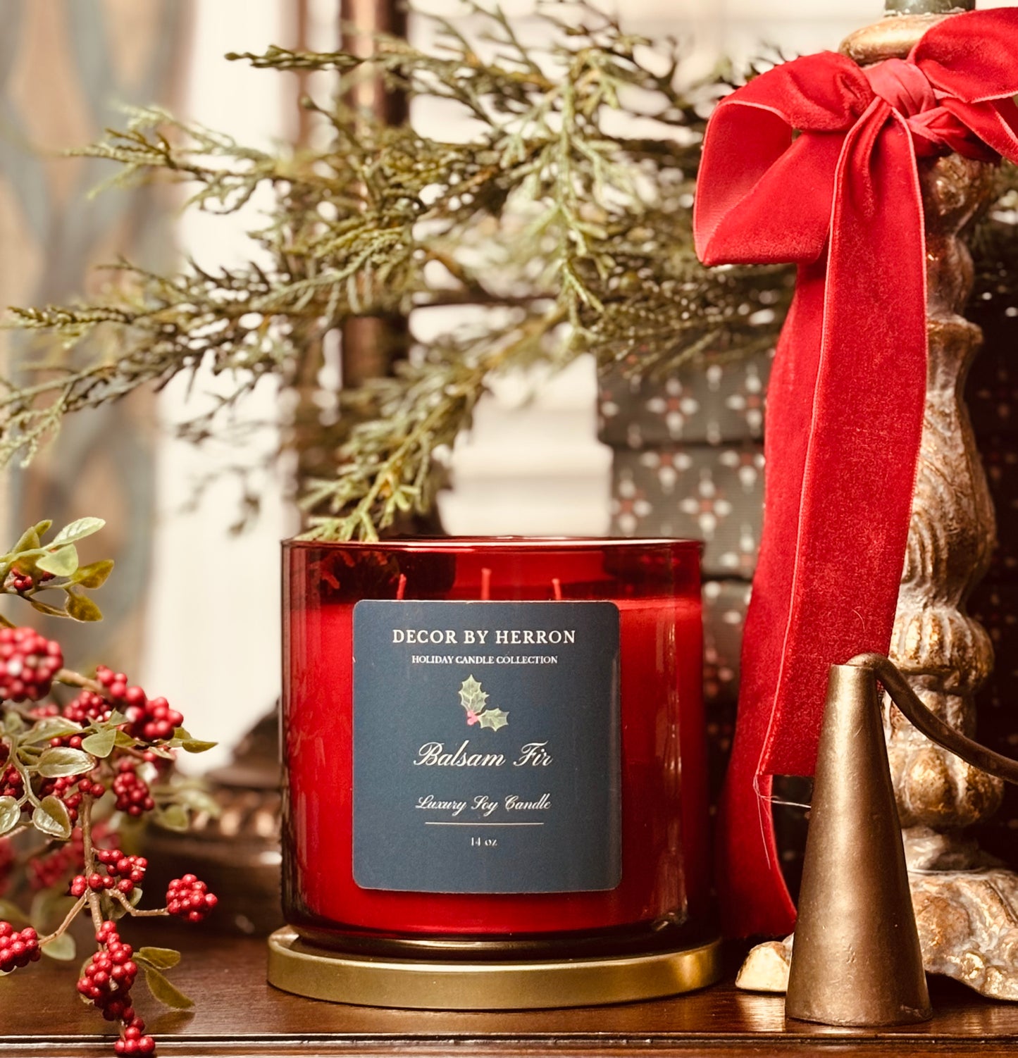 3-Wick Holiday Candle