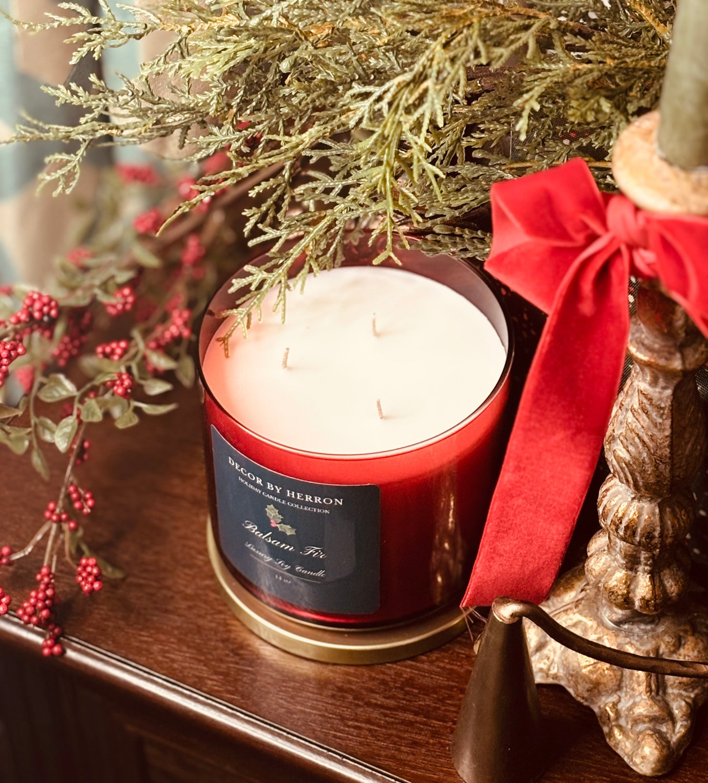 3-Wick Holiday Candle