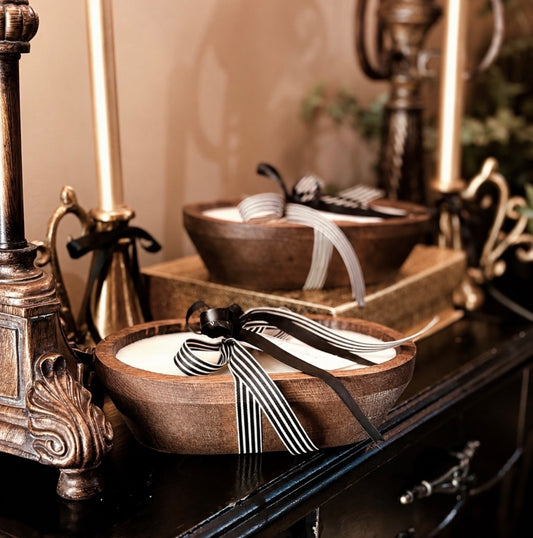 3-Wick Dough Bowl Candle